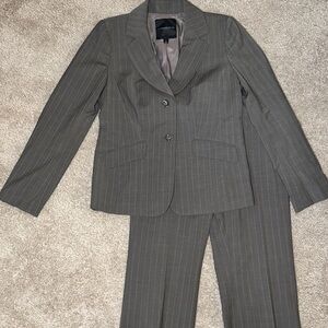 Classiques Entier Gray Pinstripe Two-Piece Suit